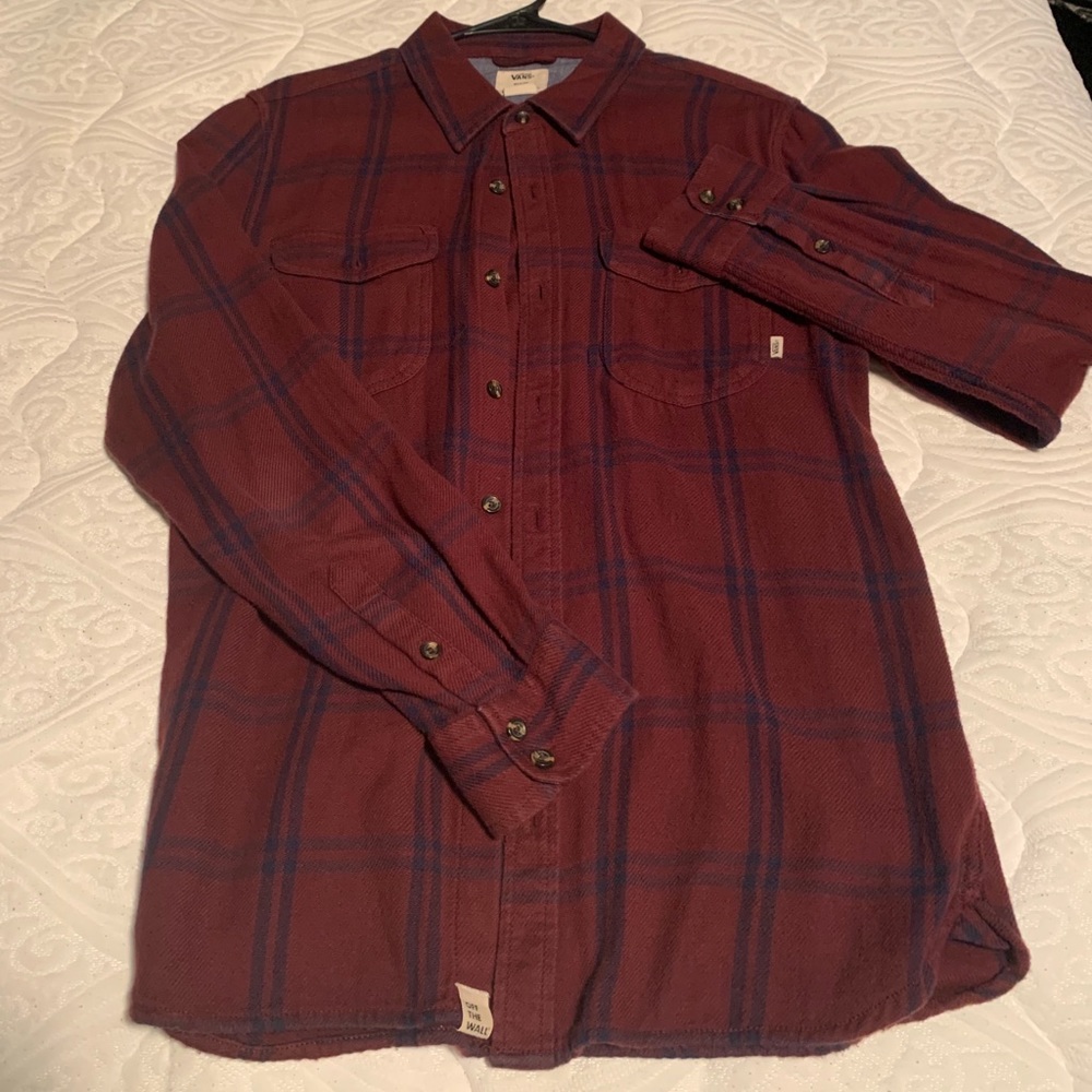 Vans Blue/Red Flannel